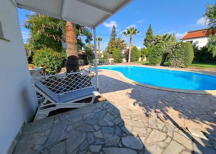 Mediterranean Poolside Garden